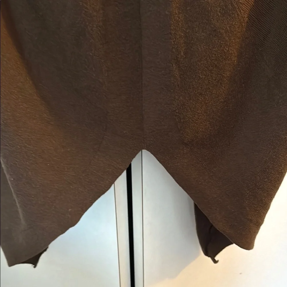 Allsaints wool/ cashmere Brown Open Front Cardigan Sweater sz 0